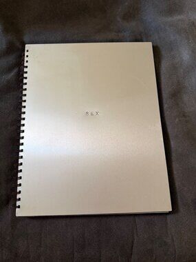 Madonna Sex Book First Edition 1992 Spiral Bound Hardcover Aluminum Cover